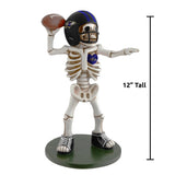 Baltimore Ravens<br>Skeleton Quarterback Resin Figurine