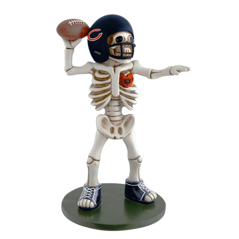 Chicago Bears<br>Skeleton Quarterback Resin Figurine