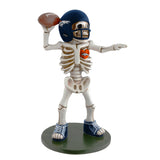 Denver Broncos<br>Skeleton Quarterback Resin Figurine