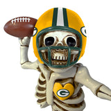 Green Bay Packers<br>Skeleton Quarterback Resin Figurine