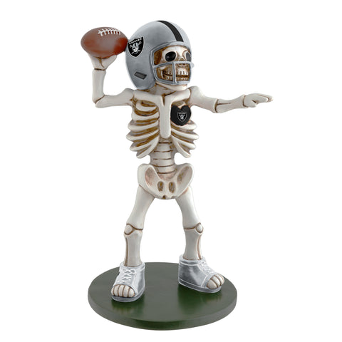 Las Vegas Raiders<br>Skeleton Quarterback Resin Figurine