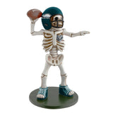 Philadelphia Eagles<br>Skeleton Quarterback Resin Figurine