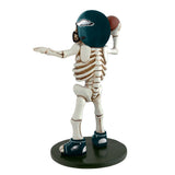Philadelphia Eagles<br>Skeleton Quarterback Resin Figurine
