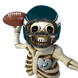 Philadelphia Eagles<br>Skeleton Quarterback Resin Figurine
