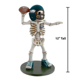Philadelphia Eagles<br>Skeleton Quarterback Resin Figurine