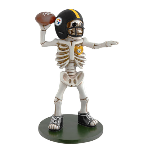 Pittsburgh Steelers<br>Skeleton Quarterback Resin Figurine
