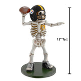 Pittsburgh Steelers<br>Skeleton Quarterback Resin Figurine