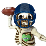 Seattle Seahawks<br>Skeleton Quarterback Resin Figurine