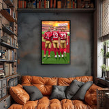 San Francisco 49ers<br>Samuel, Purdy And McCaffrey<br>3 Player Print