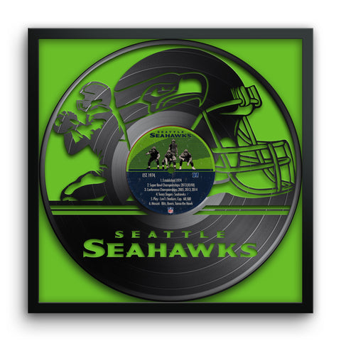 Seattle Seahawks<br>Vinyl Record Print