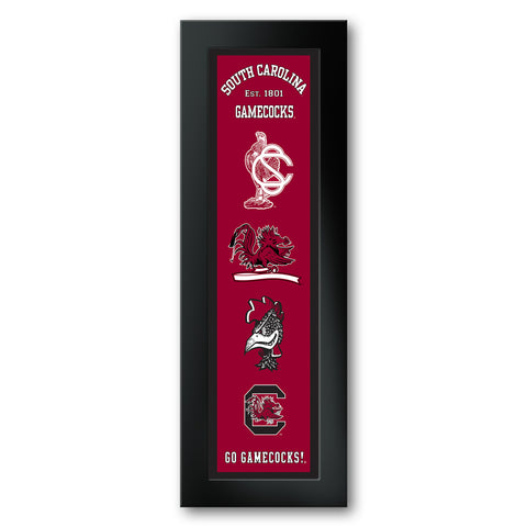 South Carolina Gamecocks<br>Logo Heritage Print