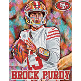 San Francisco 49ers<br>Brock Purdy Diamond Painting Craft Kit