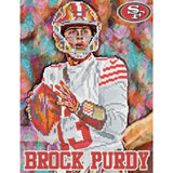 San Francisco 49ers<br>Brock Purdy Diamond Painting Craft Kit