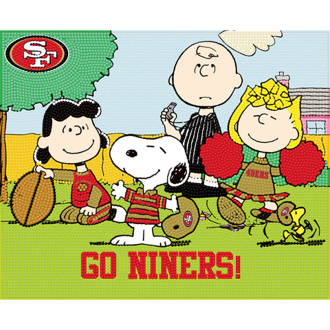 San Francisco 49ers Peanuts®<br>Diamond Painting Craft Kit