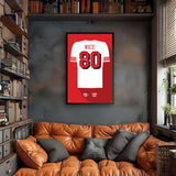 San Francisco 49ers<br>Jerry Rice Jersey Print