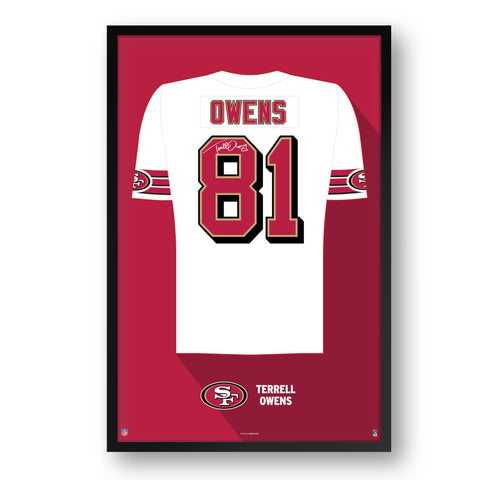 San Francisco 49ers<br>Terrell Owens Jersey Print