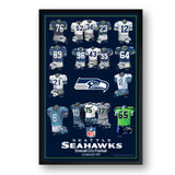 Seattle Seahawks<br>Uniform Heritage Vertical Print