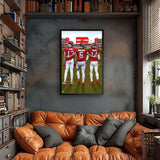 Tampa Bay Buccaneers<br>Evans, Mayfield, And Godwin<br>3 Player Print