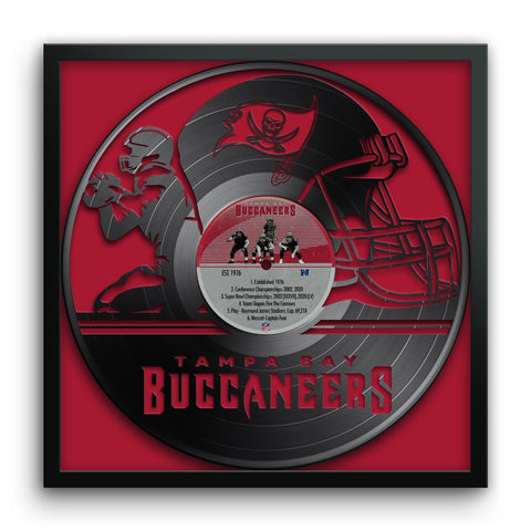 Tampa Bay Buccaneers<br>Vinyl Record Print