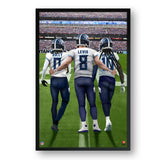 Tennessee Titans<br>Ridley, Levis And Hopkins<br>3 Player Print