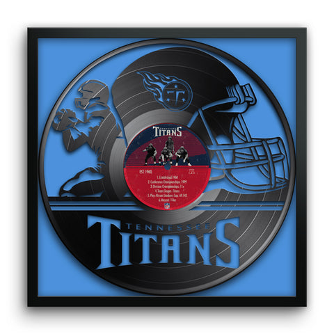 Tennessee Titans<br>Vinyl Record Print