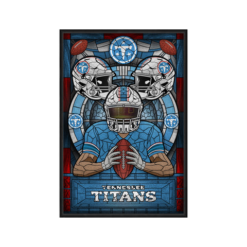 Tennessee Titans<br>Stained Glass Print