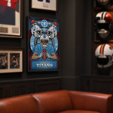 Tennessee Titans<br>Stained Glass Print