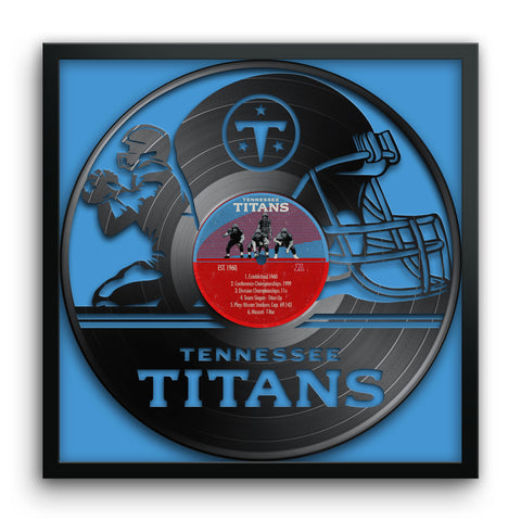 Tennessee Titans<br>Vinyl Record Print