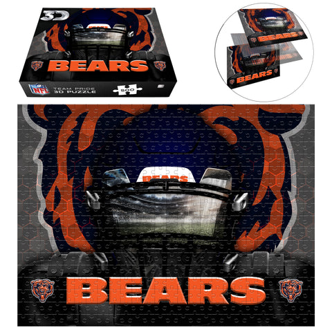 Chicago Bears<br>3D Puzzle Facemask