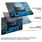 Detroit Lions<br>3D Puzzle Facemask