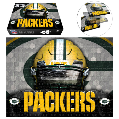 Green Bay Packers<br>3D Puzzle Facemask