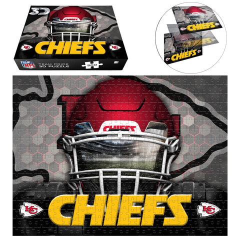 Kansas City Chiefs<br>3D Puzzle Facemask
