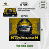 Michigan Wolverines<br>3D Puzzle Facemask