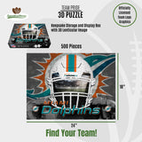 Miami Dolphins<br>3D Puzzle Facemask
