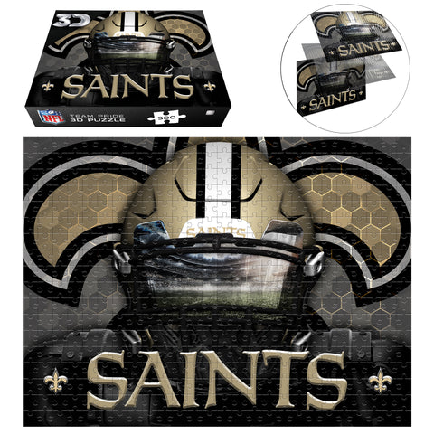 New Orleans Saints<br>3D Puzzle Facemask