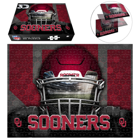 Oklahoma Sooners<br>3D Puzzle Facemask