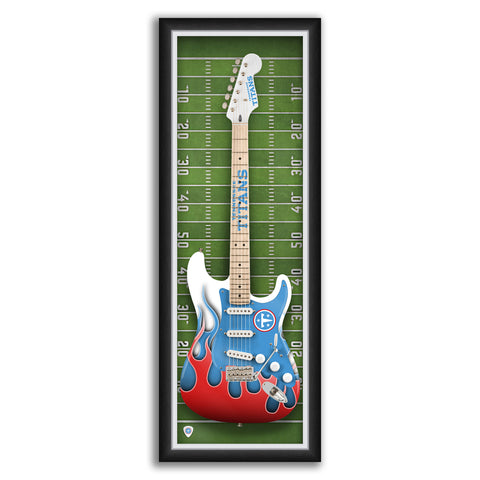 Tennessee Titans<br>Electric Guitar Print