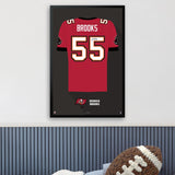 Tampa Bay Buccaneers<br>Derrick Brooks Jersey Print