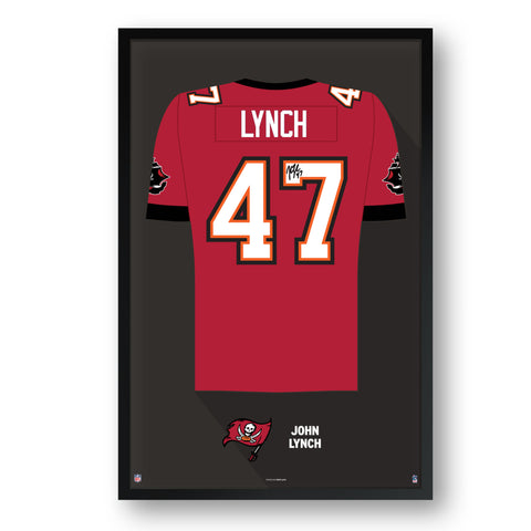 Tampa Bay Buccaneers<br>John Lynch Jersey Print