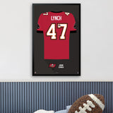 Tampa Bay Buccaneers<br>John Lynch Jersey Print