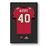 Tampa Bay Buccaneers<br>Mike Alstott Jersey Print