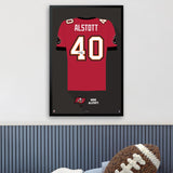 Tampa Bay Buccaneers<br>Mike Alstott Jersey Print