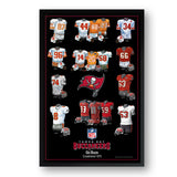 Tampa Bay Buccaneers<br>Uniform Heritage Vertical Print