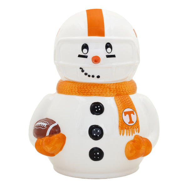 RARE UNIVERSITY OF TENNESSEE HANDPAINTED SNOWMAN SMALL COOKIE or