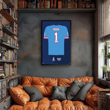 Tennessee Oilers<br>Warren Moon Jersey Print