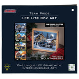 West Virginia Mountaineers<br>LED Lite Box Four Seasons Art