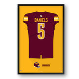 Washington Commanders<br>Jayden Daniels Jersey Print