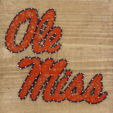 Mississippi Ole Miss Rebels<br>String Art Craft Kit