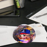 Atlanta Braves<br>Glass Dome Paperweight