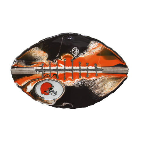 Cleveland Browns<br>Recycled Metal Art Football
